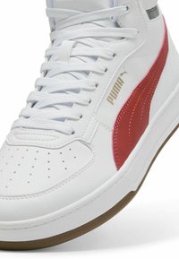 Puma CAVEN 2.0 - Sneakers hoog - white red fire gum