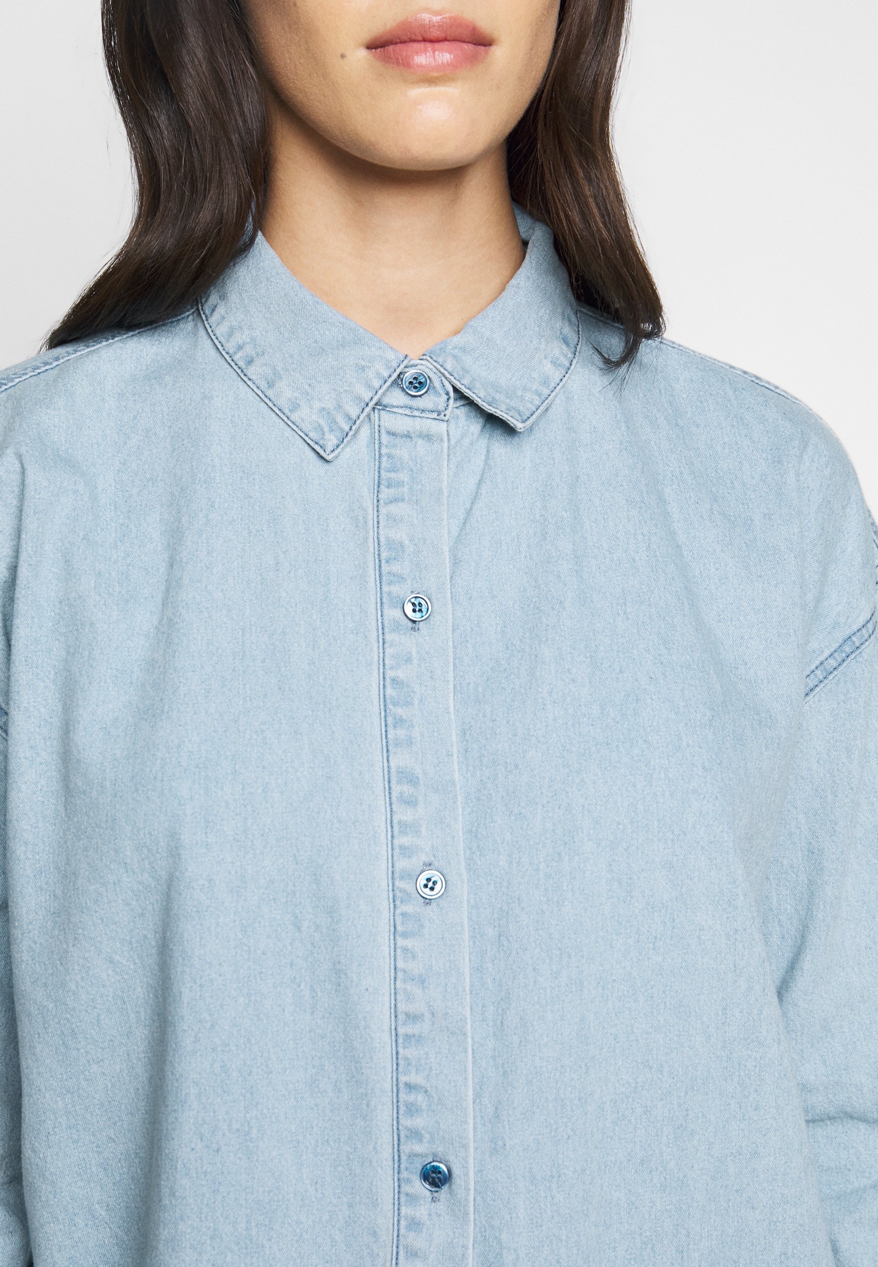Missguided Tall DRESS - Denim dress 