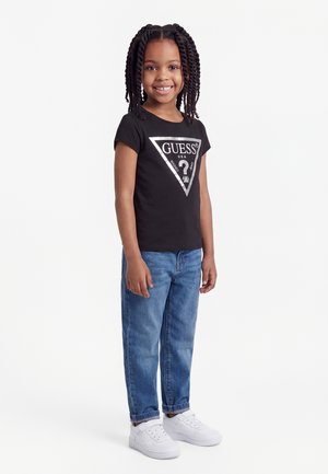 Guess CORE TODDLER KIDS GIRL  - Μπλουζάκι με στάμπα - jet black