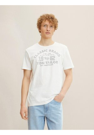 MIT PRINT - Print T-shirt - white