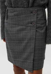 mbyM A-lijn rok - grey check