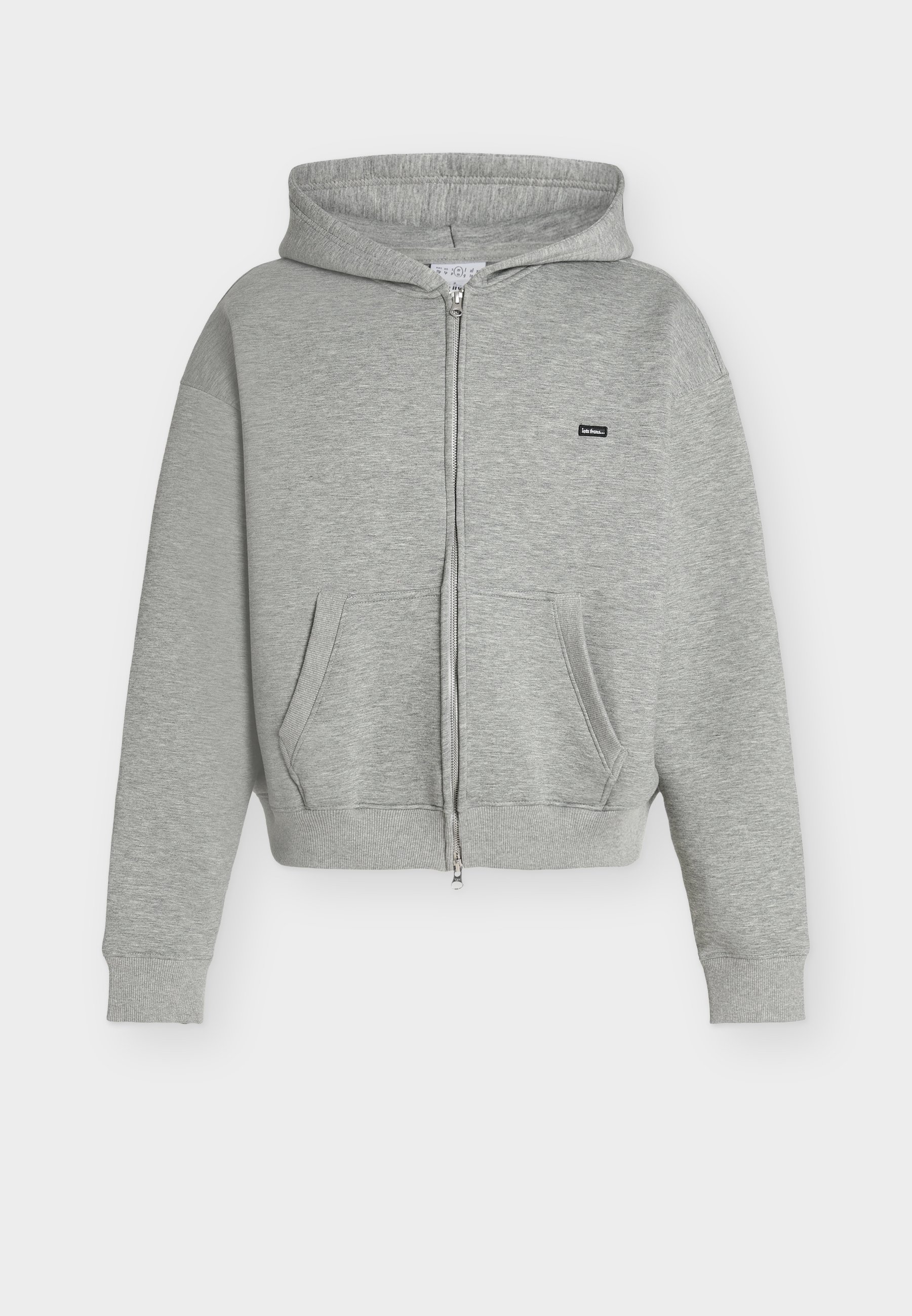 iets frans BOXY ZIP HOODIE UNISEX - Zip-up sweatshirt - grey