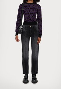 Just Cavalli Stickad tröja - purple