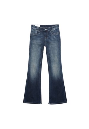 EMBROIDERED POCKET - Bootcut jeans - blue denim