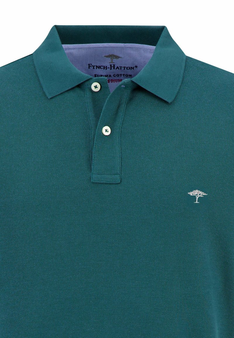 Herren T-Shirts basic | Fynch-Hatton KURZARM Poloshirt diesel/dunkelgrün - MM43830 Herren T-Shirts basic | Fynch-Hatton KURZARM Poloshirt diesel/dunkelgrün - MM43830