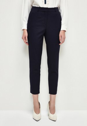POCKETED WITH SLIT LEGS - Chino - navy blue