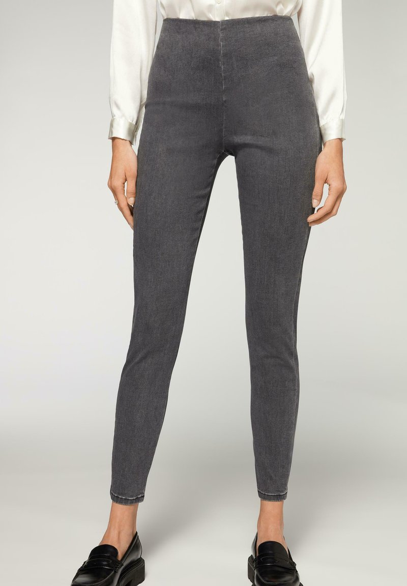 Calzedonia Džegíny - denim grau