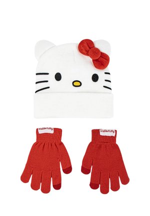 2-TEILIGES SET HELLO KITTY - Guanti - red