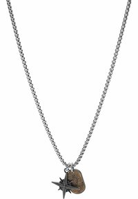 Fossil Halskette - silber