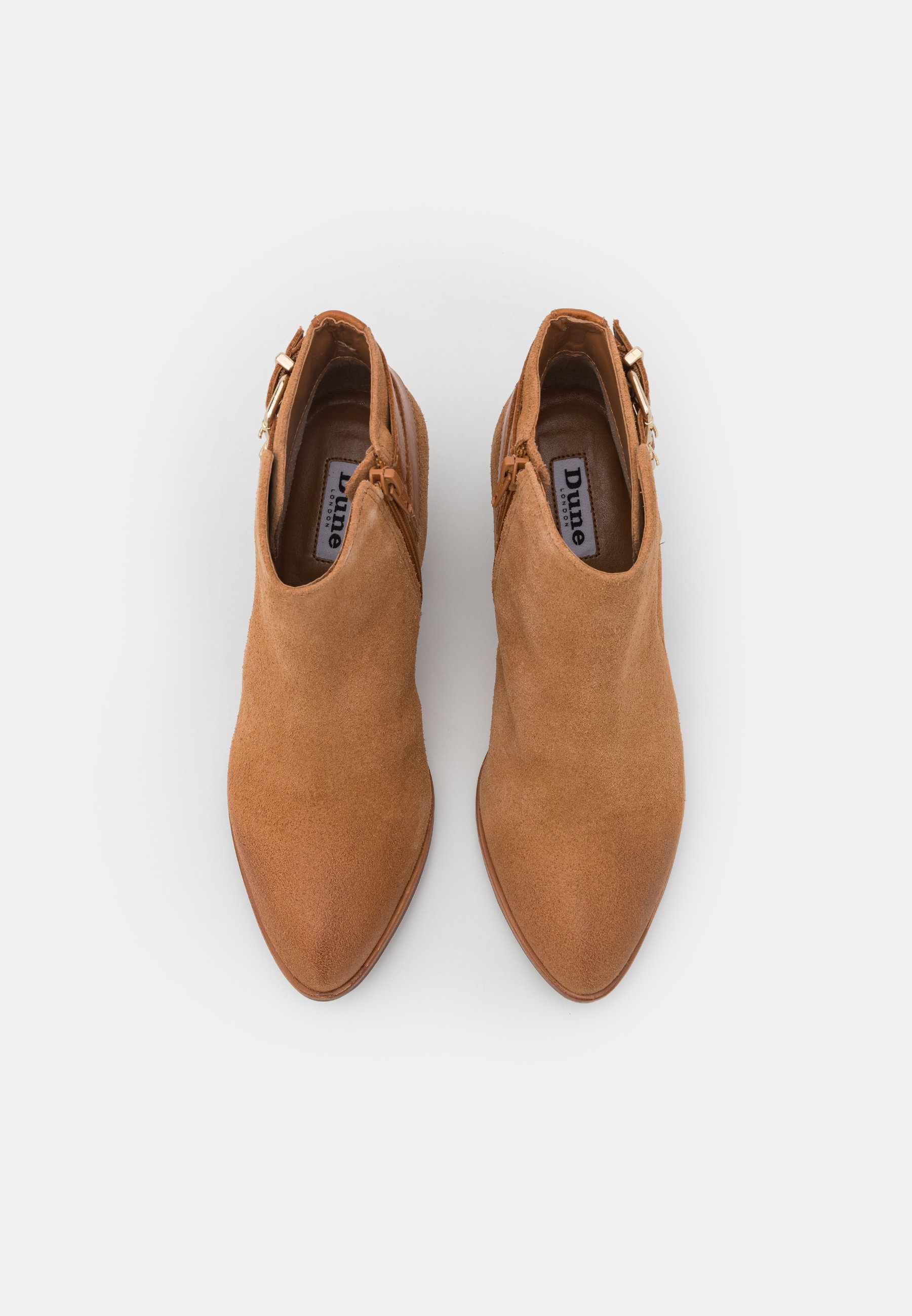 dune grey suede ankle boots