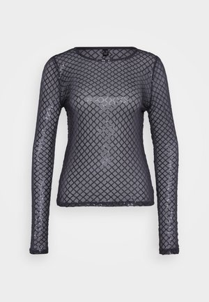 Vero Moda Tall VMSAFINA O NECK - Ilgarankovis viršutinės dalies drabužis - asphalt