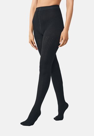 Next, WARM HANDLE  CABLE - Tights - black
