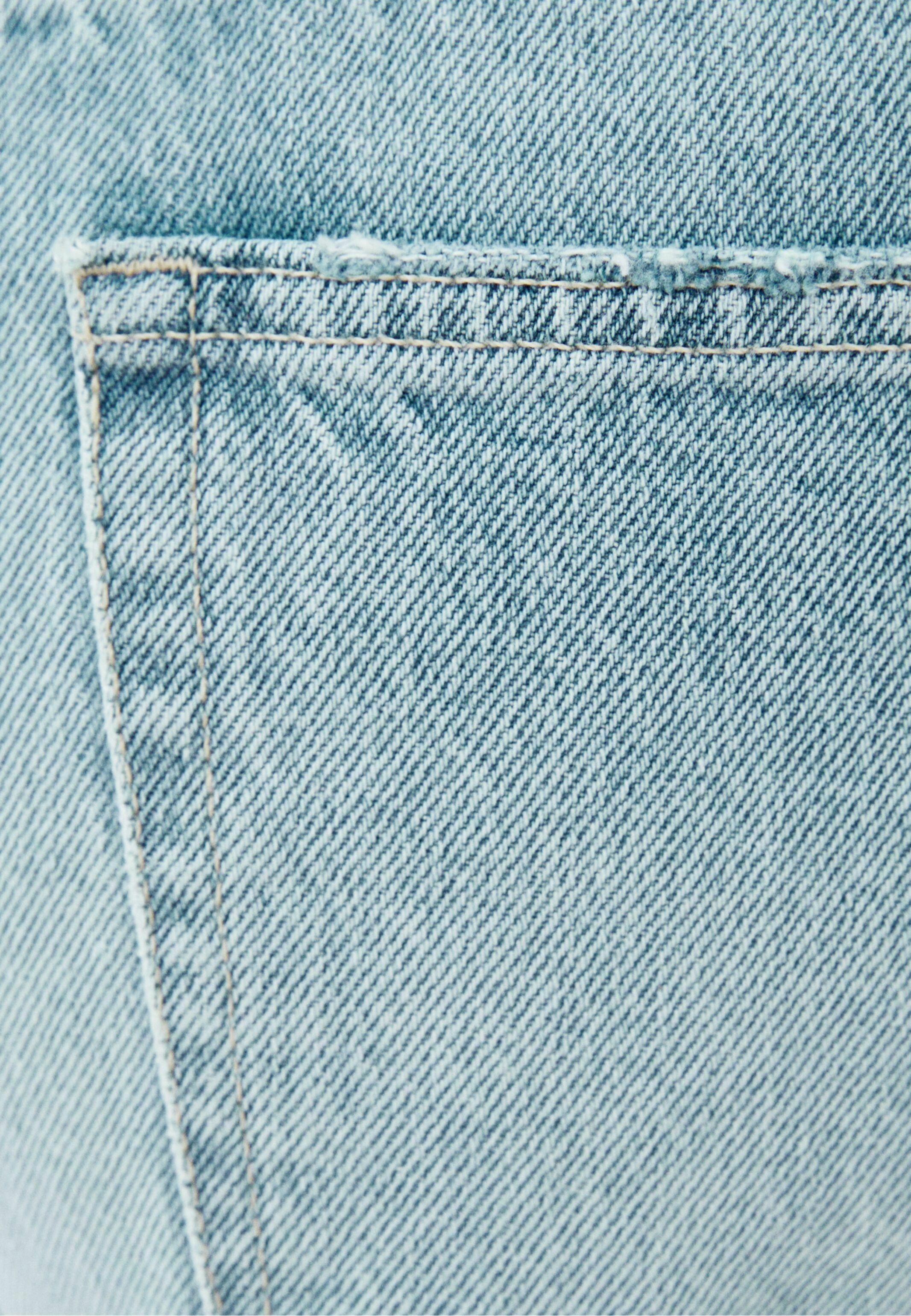 Bershka VINTAGE - Jeans Shorts - light blue denim/light-blue denim -  Zalando.de