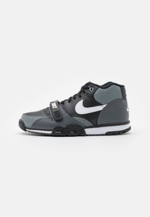 AIR TRAINER 1 - High-top trainers - black/white/dark grey/cool grey