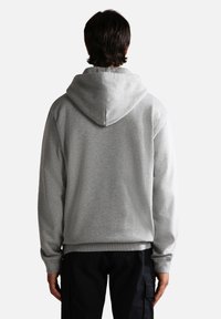 Napapijri B-BOX - Jersey con capucha - medium grey melange