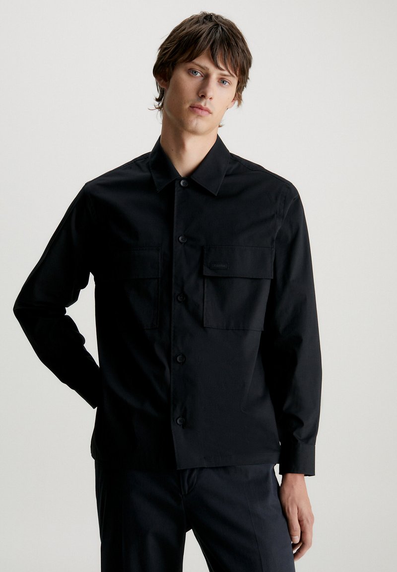 Calvin Klein POPLIN STRETCH INDOOR  - Poletna jakna - ck black