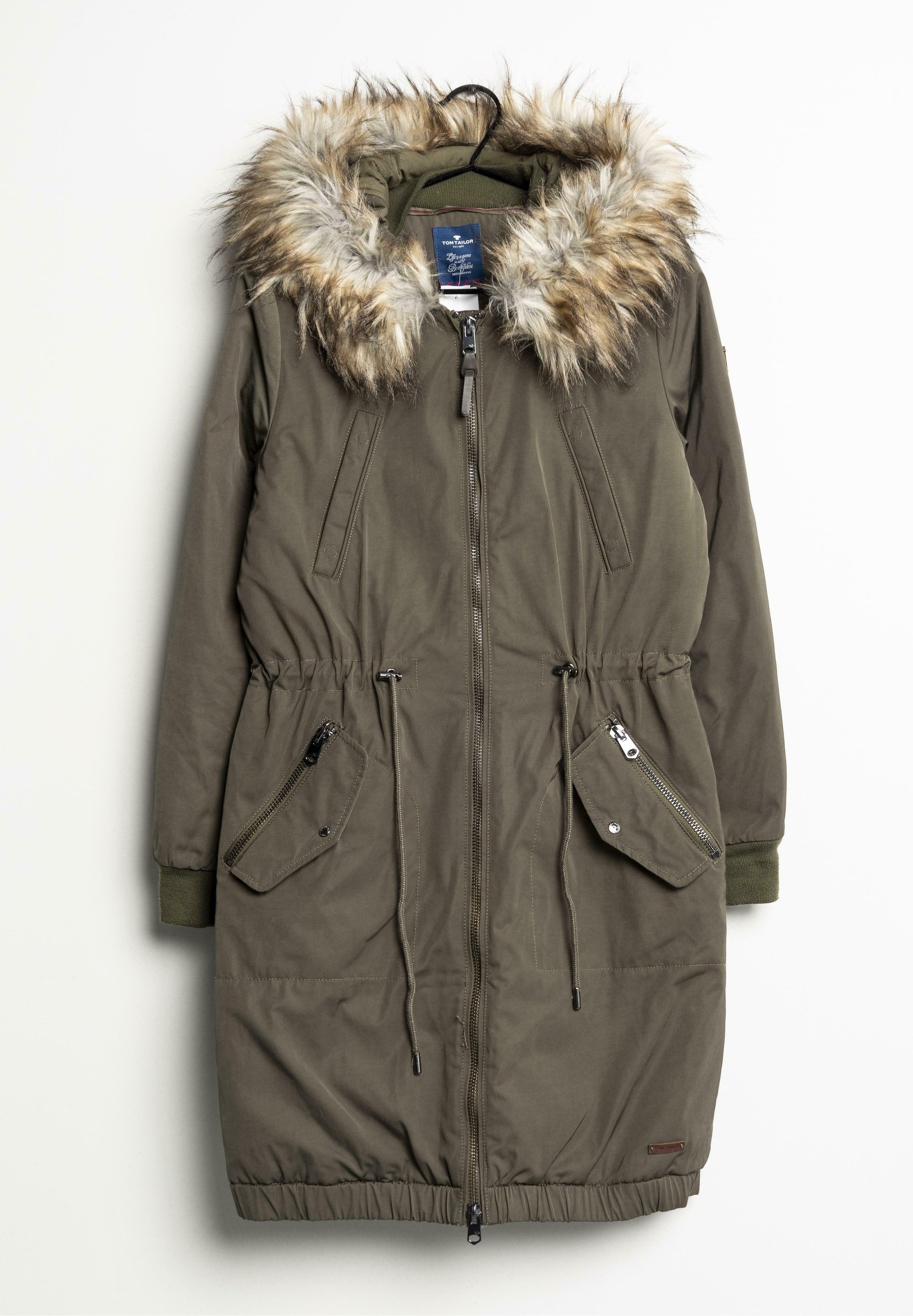 Tom Tailor Parka Damen Khaki Tom Tailor Mantel Damen Grün In Look