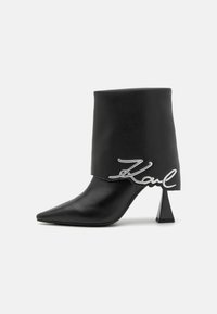 DEBUT II FOLD DOWN MIDI BOOT - Klasične gležnjače - black