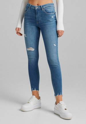 Skinny-Farkut - light-blue denim