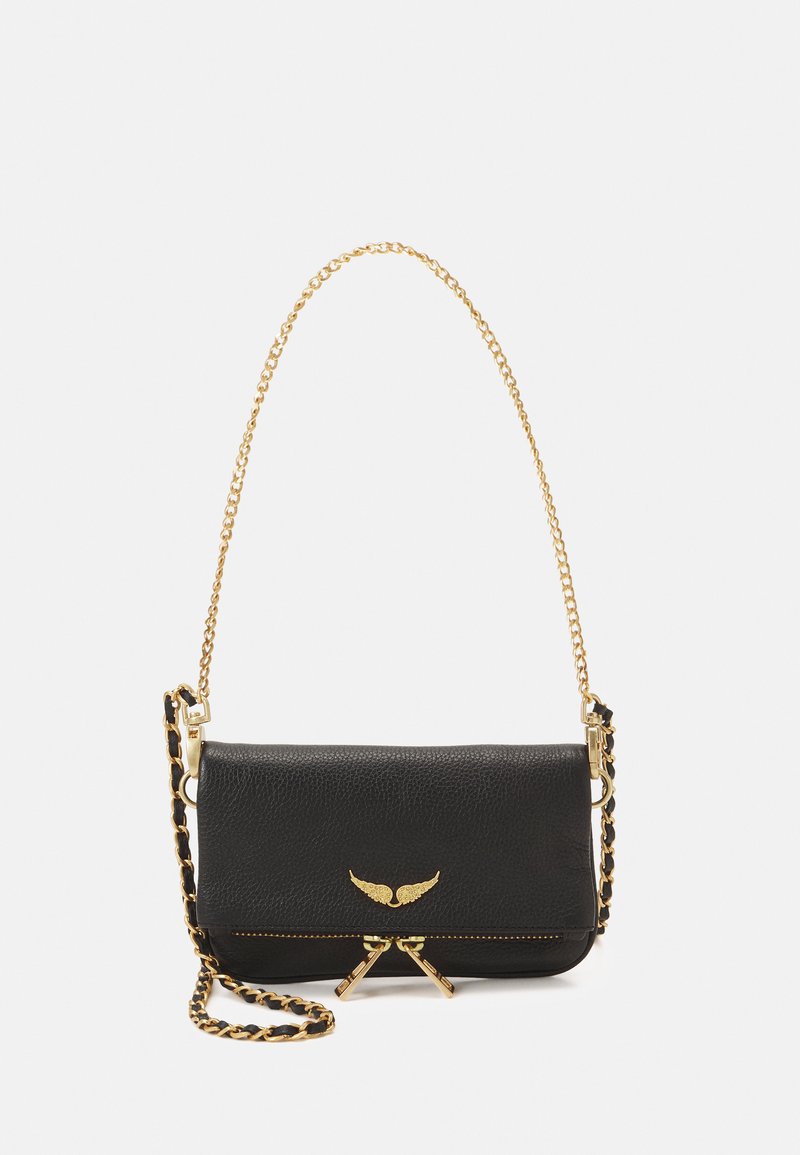 Zadig Voltaire ROCK NANO Olkalaukku Noir Gold musta Zalando fi zadig-voltaire-rock-nano-olkalaukku-noir-gold-musta-zalando-fi