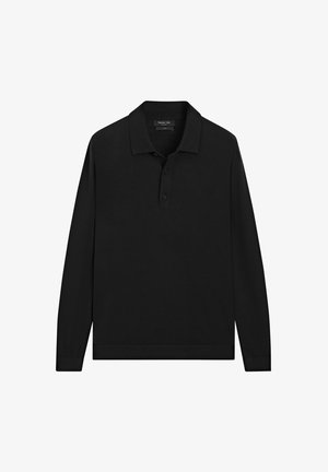 Massimo Dutti, Poloshirt - black