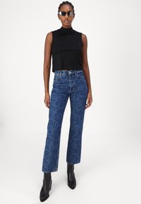 Marimekko Vaqueros rectos - unikko denim