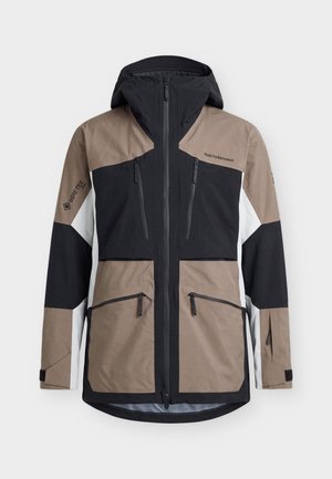 Peak Performance, VERTICAL GORE-TEX PRO 3L JACKET MEN - Яке за сноуборд - offblack/brown