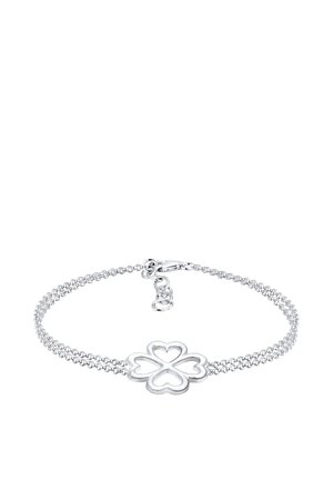 KLEEBLATT GLÜCKS  LUCK   - Bracelet - silberfarben