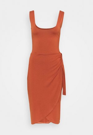 Robe en jersey - brown