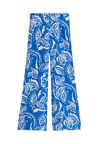 New Look LEAF WIDE  - Tygbyxor - blue pattern
