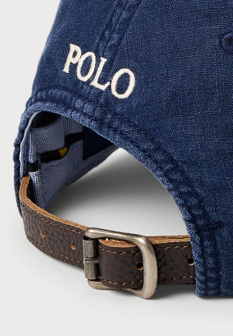 Polo Ralph Lauren LINEN BALL CAP Pet newport navy/donkerblauw