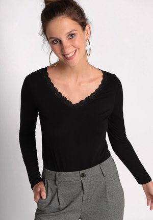 LANGARM - Langarmshirt - noir