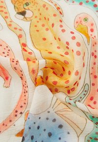 Lollys Laundry ANIMALLL SMALL SCARF - Selyemkendő - multi-coloured
