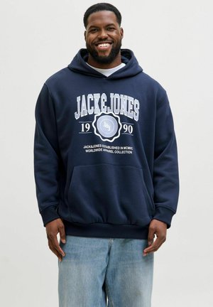 PLUS SIZE LOGO - Hoodie - sky captain