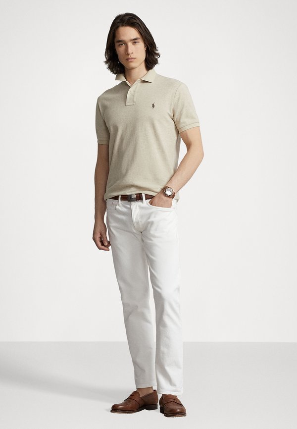 SLIM FIT MESH POLO SHIRT - Polo shirt - expedition dune heather2