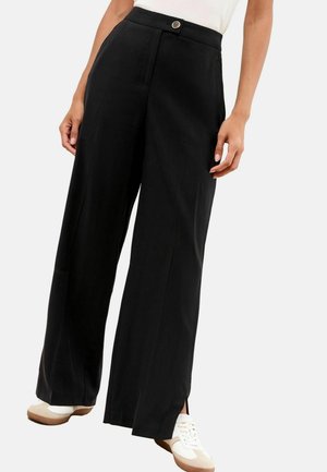 REGULAR FIT - WIDE LEG  - Pantaloni - black