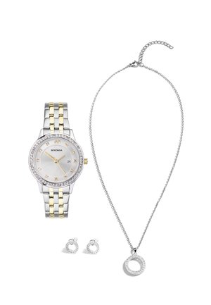 DAY TO NIGHT WATCH GIFT SET - Halskette - silver-coloured