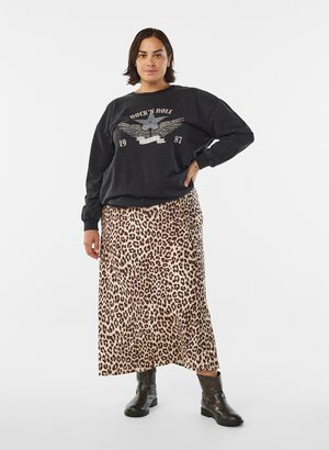 Zizzi, Gonna a campana - leopard aop