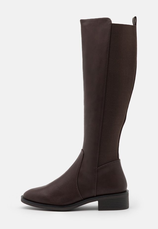 PLAIN STRETCH BACK - Botas - mid brown