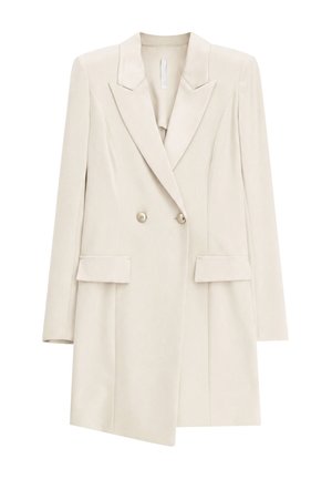 Imperial, ABITO CORTO DOPPIOPETTO - Abito a camicia - zinco