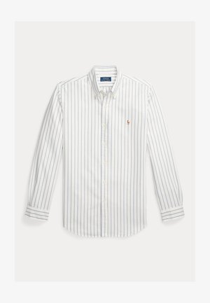 Polo Ralph Lauren CUSTOM FIT STRIPED OXFORD SHIRT - Košeľa - white/blue multi