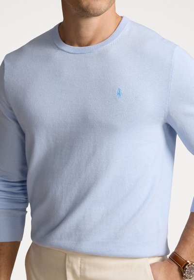 Polo Ralph Lauren COTTON-CASHMERE CREWNECK SWEATER - Jersey de punto - oxford blue