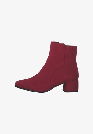 Marco Tozzi Stiefelette - dark red