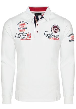 CARISMA LONGSLEEVE  UND STICKEREI EXPLORER - Polo majica - weiß