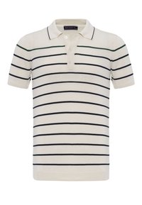 Felix Hardy KNIT SHORT SLEEVE POLO - Poloshirts - off white