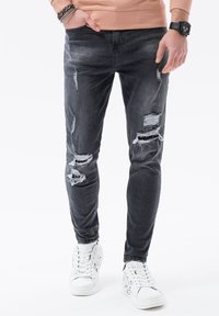 Ombre Slim fit -farkut - black