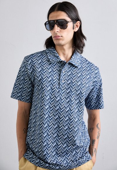 Missoni SHORT SLEEVE - Πόλο - blue tones
