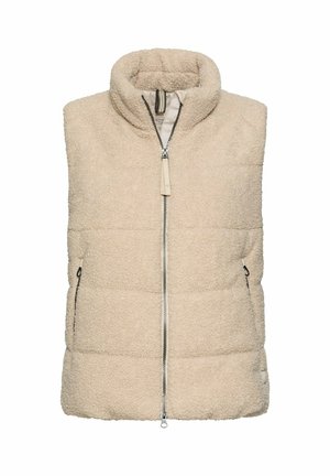camel active, TEDDY WESTE MIT REISSVERSCHLUSSTASCHEN - Vest - oak