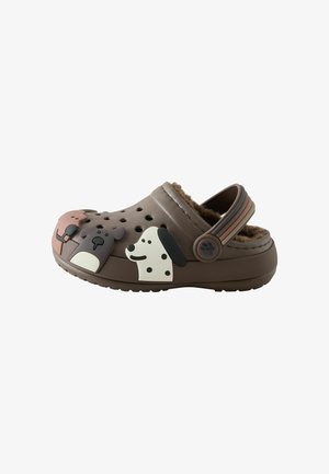 Next, REGULAR FIT - WARM LINED SLIPPER CLOGS - Hausschuh - brown dog