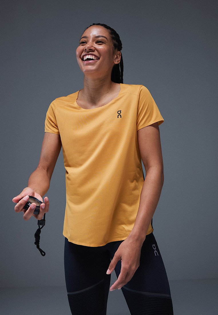 On Sport T-shirt geel